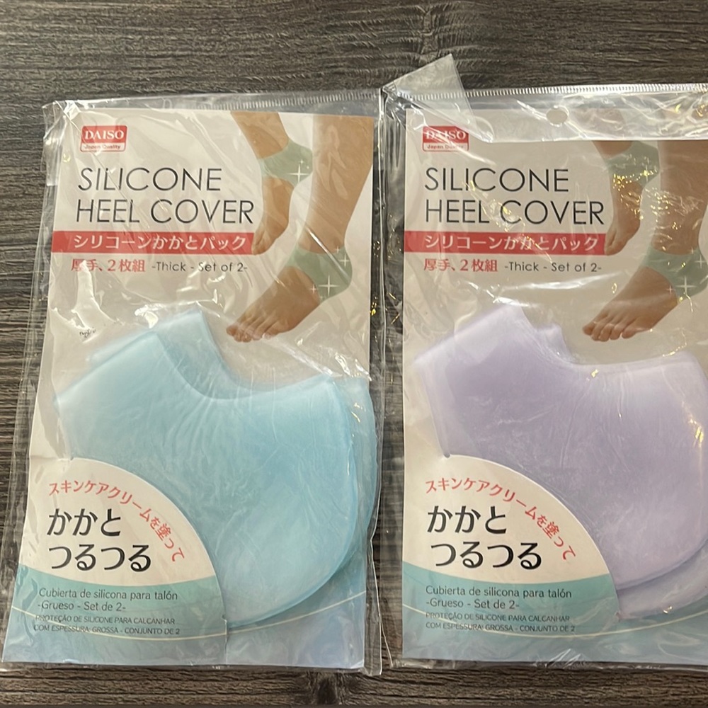 Daiso, Silicon Heel Cover, 2 pairs
